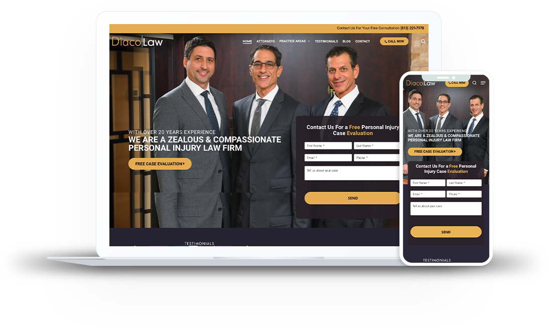 Diaco Law Website Designed By Assorted Design