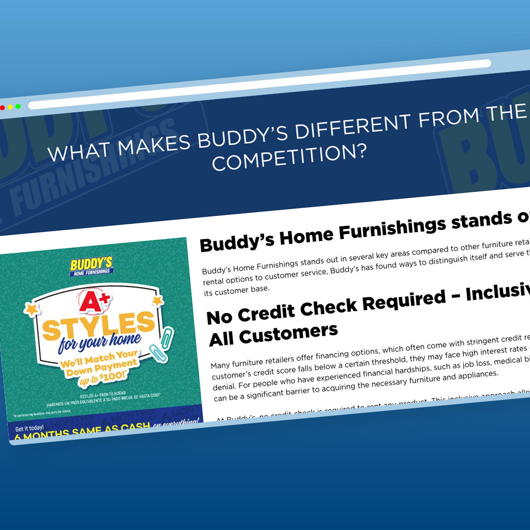 Buddy's Blog Example